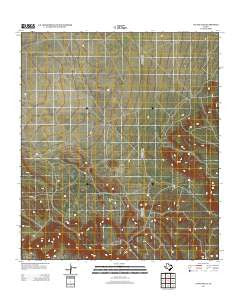 Cactus Flat Texas Historical topographic map, 1:24000 scale, 7.5 X 7.5 Minute, Year 2012