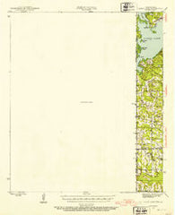 Caddo Lake Texas Historical topographic map, 1:62500 scale, 15 X 15 Minute, Year 1944