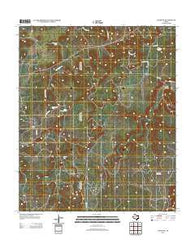 Caddo NE Texas Historical topographic map, 1:24000 scale, 7.5 X 7.5 Minute, Year 2012
