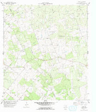Cadiz Texas Historical topographic map, 1:24000 scale, 7.5 X 7.5 Minute, Year 1979