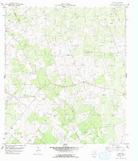 Cadiz Texas Historical topographic map, 1:24000 scale, 7.5 X 7.5 Minute, Year 1979