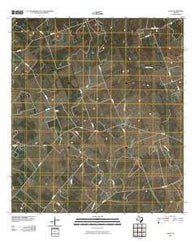 Cadiz Texas Historical topographic map, 1:24000 scale, 7.5 X 7.5 Minute, Year 2010