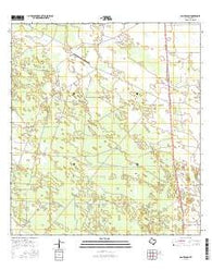 Cage Ranch Texas Current topographic map, 1:24000 scale, 7.5 X 7.5 Minute, Year 2016