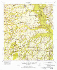 Caiman Creek Texas Historical topographic map, 1:62500 scale, 15 X 15 Minute, Year 1957