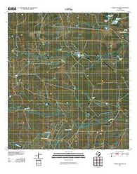Caiman Creek NW Texas Historical topographic map, 1:24000 scale, 7.5 X 7.5 Minute, Year 2010