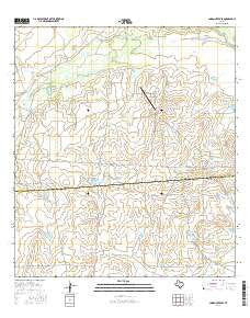 Caiman Creek SE Texas Current topographic map, 1:24000 scale, 7.5 X 7.5 Minute, Year 2016