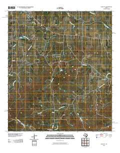 Cain City Texas Historical topographic map, 1:24000 scale, 7.5 X 7.5 Minute, Year 2010