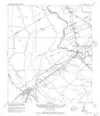 Caldwell Texas Historical topographic map, 1:62500 scale, 15 X 15 Minute, Year 1956
