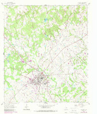 Caldwell Texas Historical topographic map, 1:24000 scale, 7.5 X 7.5 Minute, Year 1961