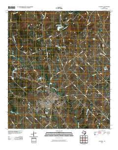 Caldwell Texas Historical topographic map, 1:24000 scale, 7.5 X 7.5 Minute, Year 2010