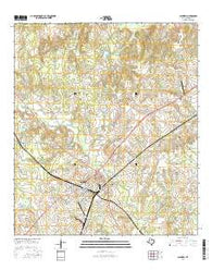 Caldwell Texas Current topographic map, 1:24000 scale, 7.5 X 7.5 Minute, Year 2016