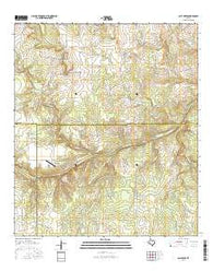 Calf Creek Texas Current topographic map, 1:24000 scale, 7.5 X 7.5 Minute, Year 2016