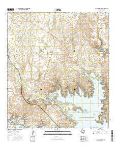 California Creek Texas Current topographic map, 1:24000 scale, 7.5 X 7.5 Minute, Year 2016