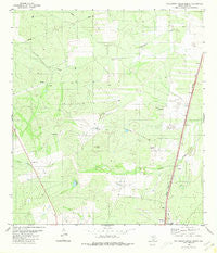 Callaghan Ranch North Texas Historical topographic map, 1:24000 scale, 7.5 X 7.5 Minute, Year 1980