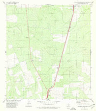 Callaghan Ranch South Texas Historical topographic map, 1:24000 scale, 7.5 X 7.5 Minute, Year 1980