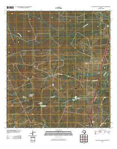 Callaghan Ranch North Texas Historical topographic map, 1:24000 scale, 7.5 X 7.5 Minute, Year 2010