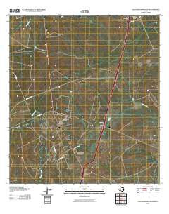 Callaghan Ranch South Texas Historical topographic map, 1:24000 scale, 7.5 X 7.5 Minute, Year 2010