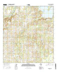 Calliham NW Texas Current topographic map, 1:24000 scale, 7.5 X 7.5 Minute, Year 2016