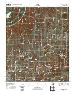 Callisburg Texas Historical topographic map, 1:24000 scale, 7.5 X 7.5 Minute, Year 2010