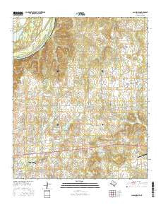 Callisburg Texas Current topographic map, 1:24000 scale, 7.5 X 7.5 Minute, Year 2016