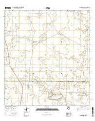 Callo Padrones Texas Current topographic map, 1:24000 scale, 7.5 X 7.5 Minute, Year 2016