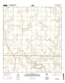 Callo Padrones Texas Current topographic map, 1:24000 scale, 7.5 X 7.5 Minute, Year 2016