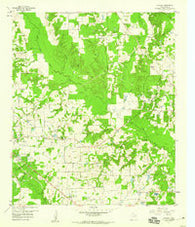 Calvary Texas Historical topographic map, 1:24000 scale, 7.5 X 7.5 Minute, Year 1959