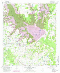 Calvary Texas Historical topographic map, 1:24000 scale, 7.5 X 7.5 Minute, Year 1959