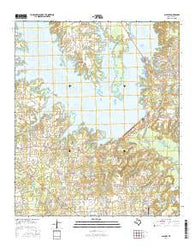 Calvary Texas Current topographic map, 1:24000 scale, 7.5 X 7.5 Minute, Year 2016