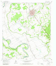 Calvert Texas Historical topographic map, 1:24000 scale, 7.5 X 7.5 Minute, Year 1962