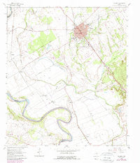 Calvert Texas Historical topographic map, 1:24000 scale, 7.5 X 7.5 Minute, Year 1962