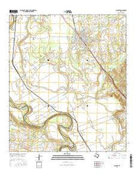 Calvert Texas Current topographic map, 1:24000 scale, 7.5 X 7.5 Minute, Year 2016