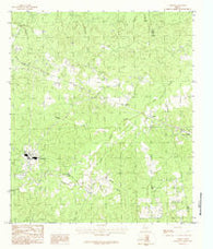 Camden Texas Historical topographic map, 1:24000 scale, 7.5 X 7.5 Minute, Year 1984