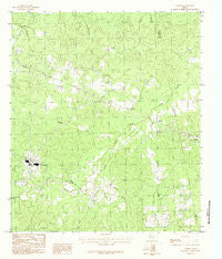 Camden Texas Historical topographic map, 1:24000 scale, 7.5 X 7.5 Minute, Year 1984