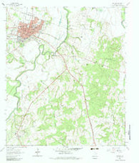 Cameron Texas Historical topographic map, 1:24000 scale, 7.5 X 7.5 Minute, Year 1961