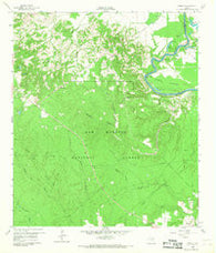 Camilla Texas Historical topographic map, 1:24000 scale, 7.5 X 7.5 Minute, Year 1960