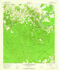 Camilla Texas Historical topographic map, 1:24000 scale, 7.5 X 7.5 Minute, Year 1960