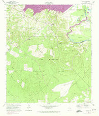 Camilla Texas Historical topographic map, 1:24000 scale, 7.5 X 7.5 Minute, Year 1960