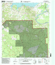 Camilla Texas Historical topographic map, 1:24000 scale, 7.5 X 7.5 Minute, Year 1997