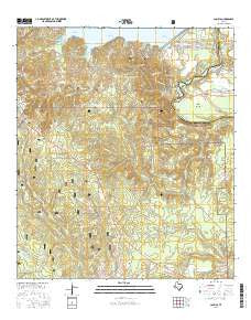 Camilla Texas Current topographic map, 1:24000 scale, 7.5 X 7.5 Minute, Year 2016