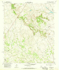 Camp Branch Texas Historical topographic map, 1:24000 scale, 7.5 X 7.5 Minute, Year 1966