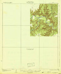 Camp Springs Texas Historical topographic map, 1:62500 scale, 15 X 15 Minute, Year 1932