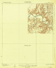 Camp Springs Texas Historical topographic map, 1:62500 scale, 15 X 15 Minute, Year 1932