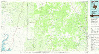 Camp Wood Texas Historical topographic map, 1:100000 scale, 30 X 60 Minute, Year 1985