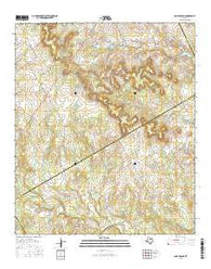 Camp Branch Texas Current topographic map, 1:24000 scale, 7.5 X 7.5 Minute, Year 2016