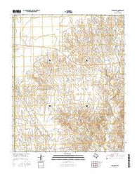 Camp Creek Texas Current topographic map, 1:24000 scale, 7.5 X 7.5 Minute, Year 2016