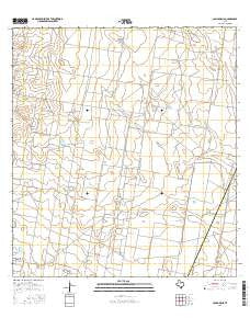 Camp Garcia Texas Current topographic map, 1:24000 scale, 7.5 X 7.5 Minute, Year 2016