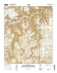 Camp Springs Texas Current topographic map, 1:24000 scale, 7.5 X 7.5 Minute, Year 2016