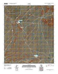 Campo Grande Mountain Texas Historical topographic map, 1:24000 scale, 7.5 X 7.5 Minute, Year 2010