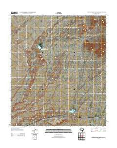 Campo Grande Mountain Texas Historical topographic map, 1:24000 scale, 7.5 X 7.5 Minute, Year 2013